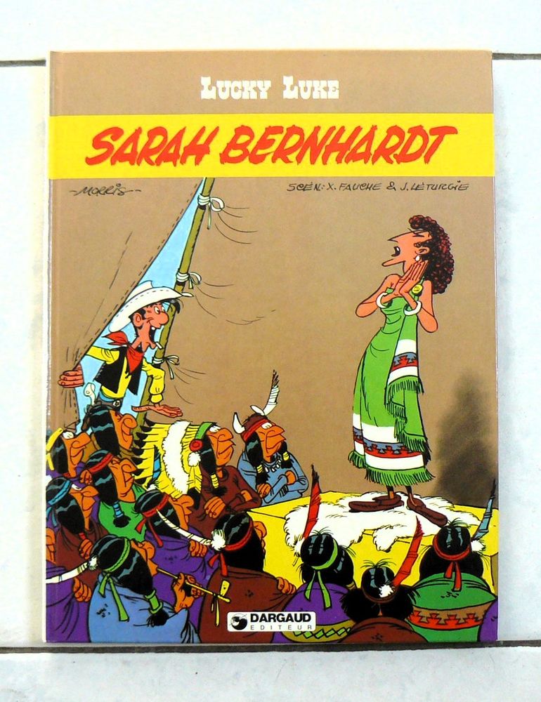 EO Lucky Luke : Sarah Bernhardt - Morris - Dargaud - 1982 12 Argenteuil (95)