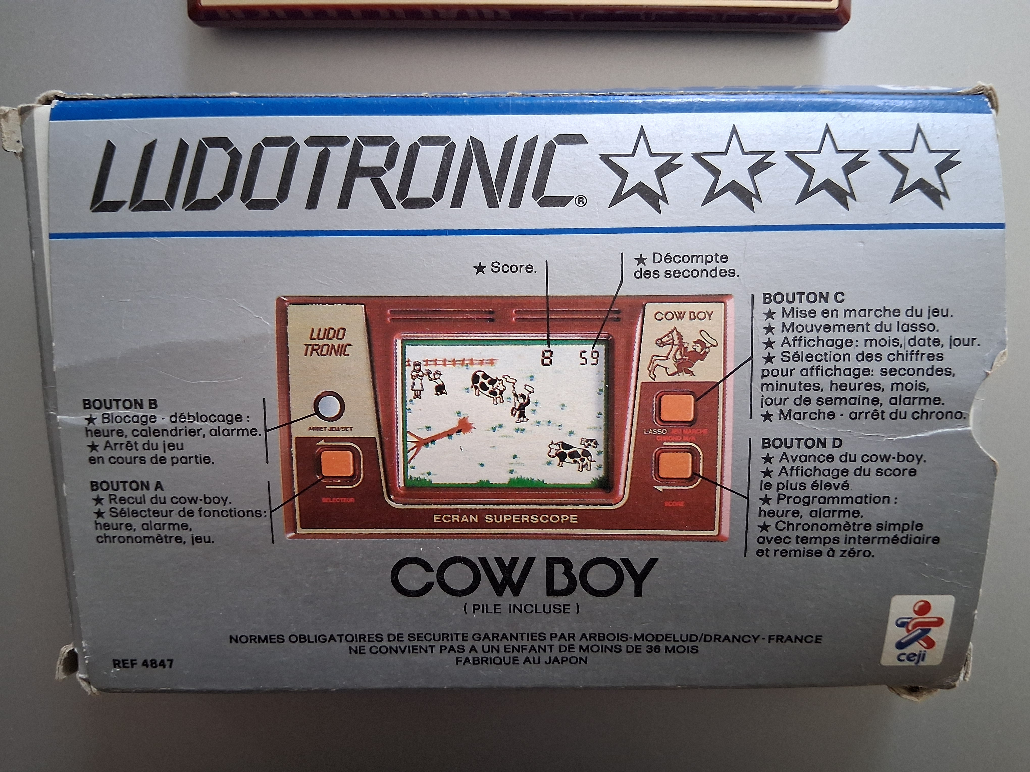 Ludotronic Cowboy Model TOKEI INC 80 Br�viandes (10)