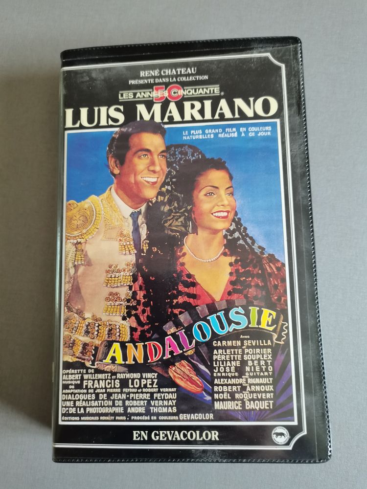 VHS Luis Mariano - Andalousie 3 Saint-Martin-Boulogne (62)