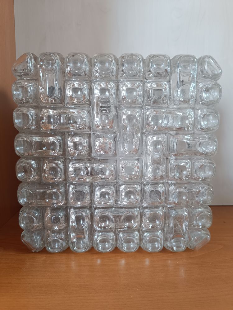 Luminaire ERCO en verre souffl� ann�e 60/70 vintage 199 Strasbourg (67)