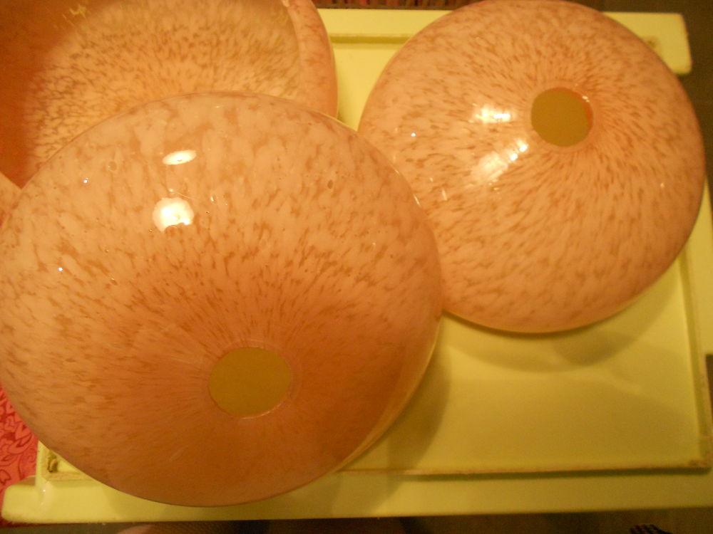 3 luminaire globe rond verre de clichy 15 Corbie (80)