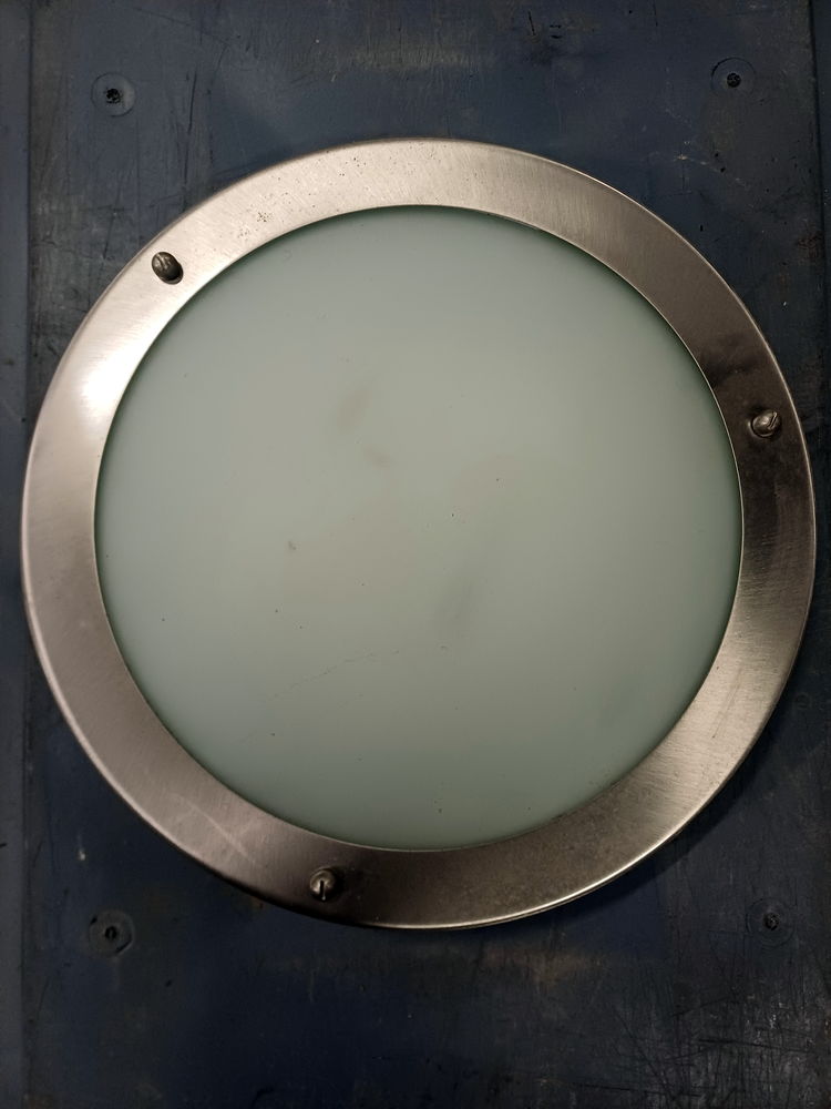 Luminaire HUBLOT inox bross� �tanche diam�tre 18cm 8 Tours (37)