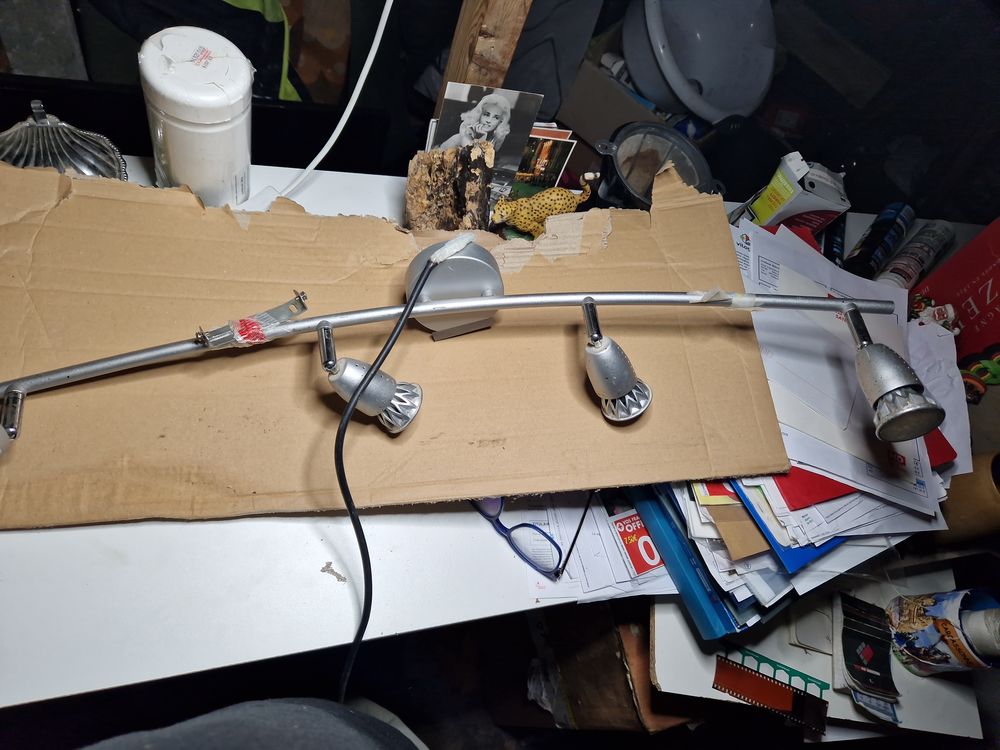 Luminaire  de style 4 tulipes argent� 30 Hem (59)