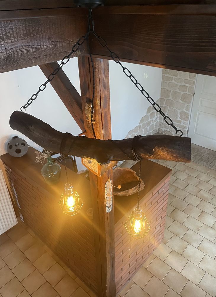 luminaire suspendu en Bois 80 Le Ch�telet (18)