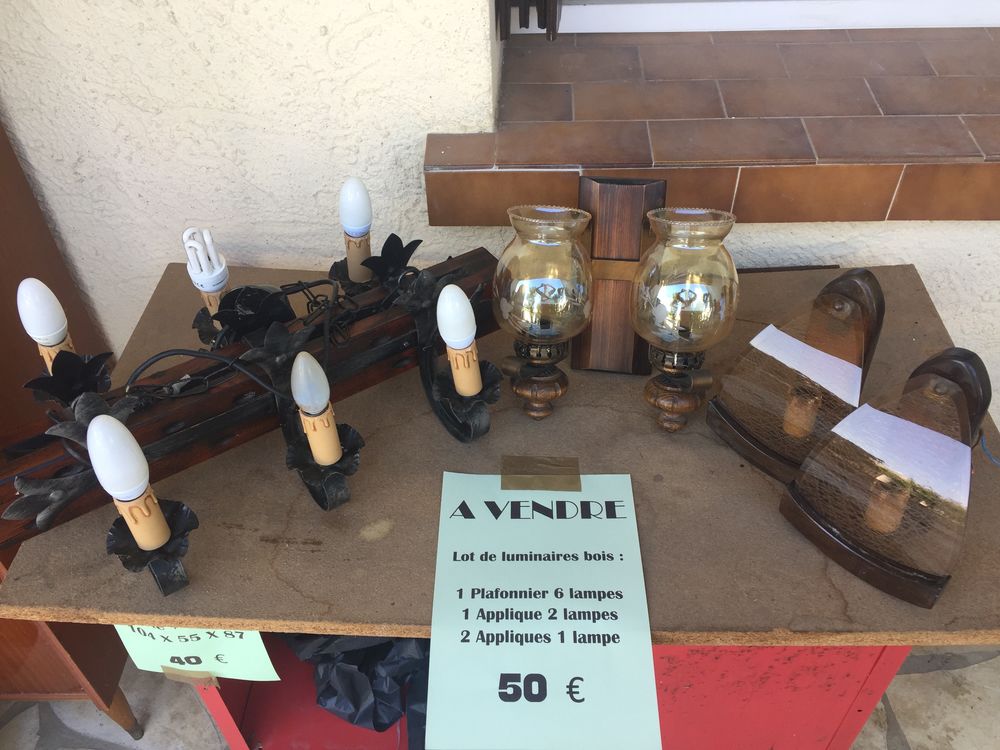 lot de luminaires bois 50 Boisseron (34)
