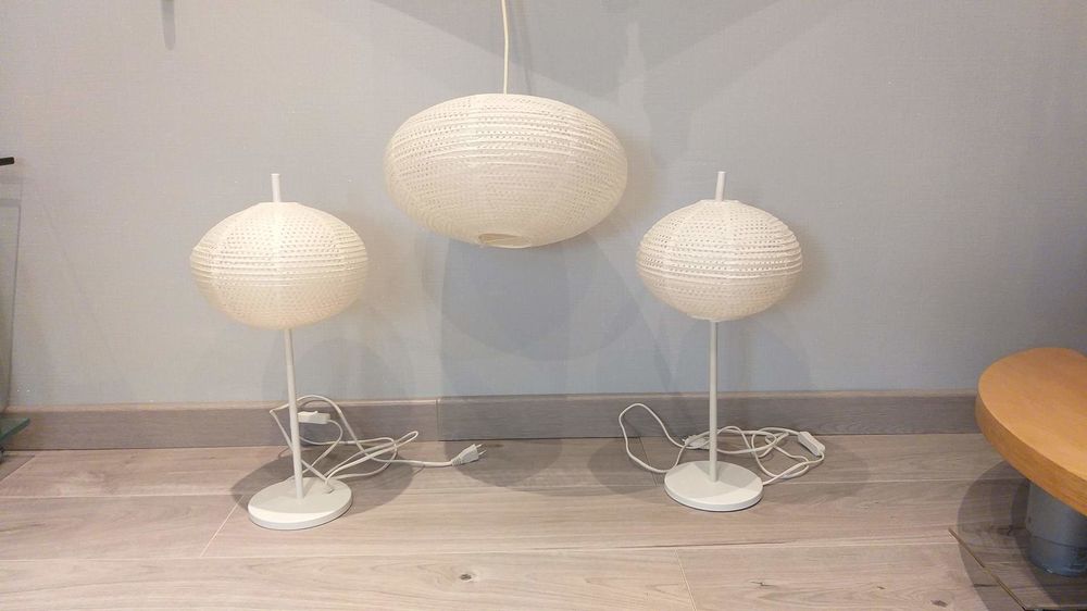 Luminaires : Suspension + 2 lampes chevet assorties  Bon �ta 25 Orcier (74)