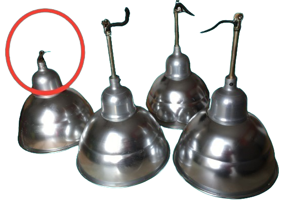 Lot de 4 luminaires - suspensions Style INDUSTRIEL Aluminium 100 Aix-en-Provence (13)