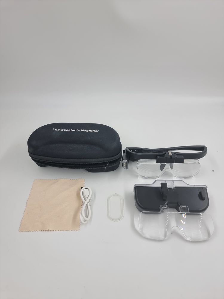 Lot lunette loupe �clairante LED 5 Vulbens (74)