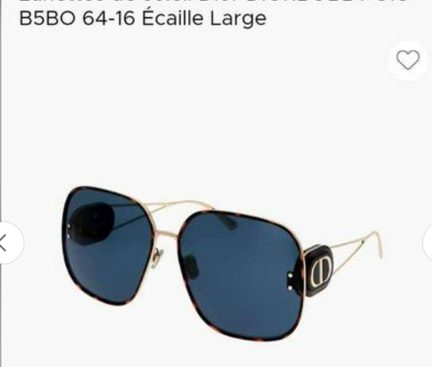 Lunettes de soleil femme Dior  2022 340 Villepinte (93)