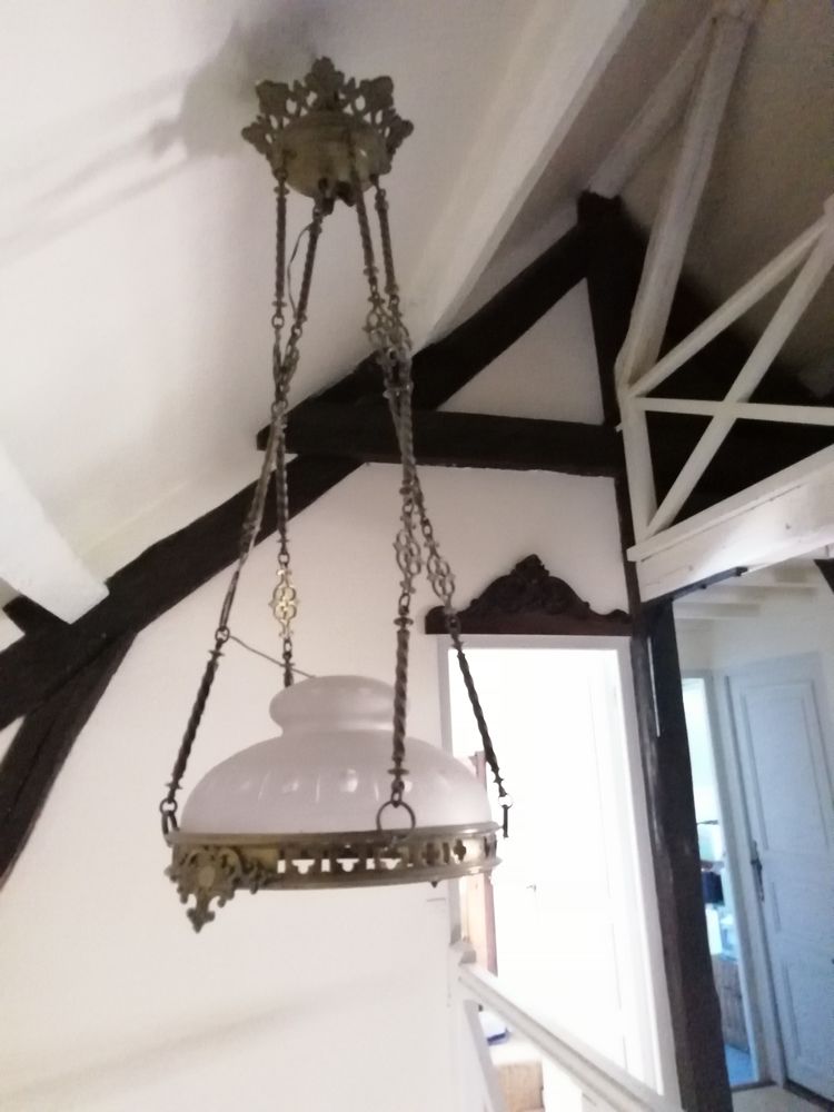 lustre  ancien  19eme 80 Gu�rard (77)