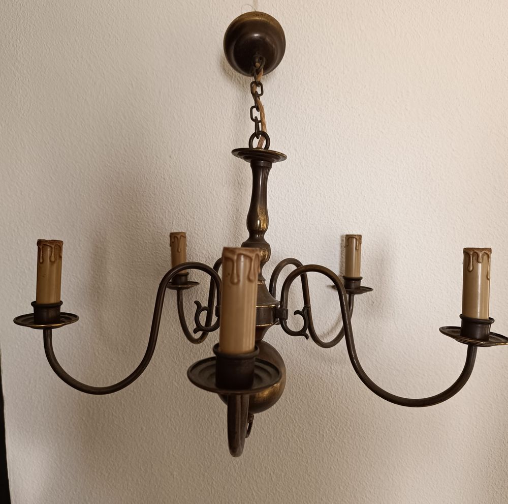 LUSTRE ANCIEN DE STYLE HOLLANDAIS 35 Champagnole (39)