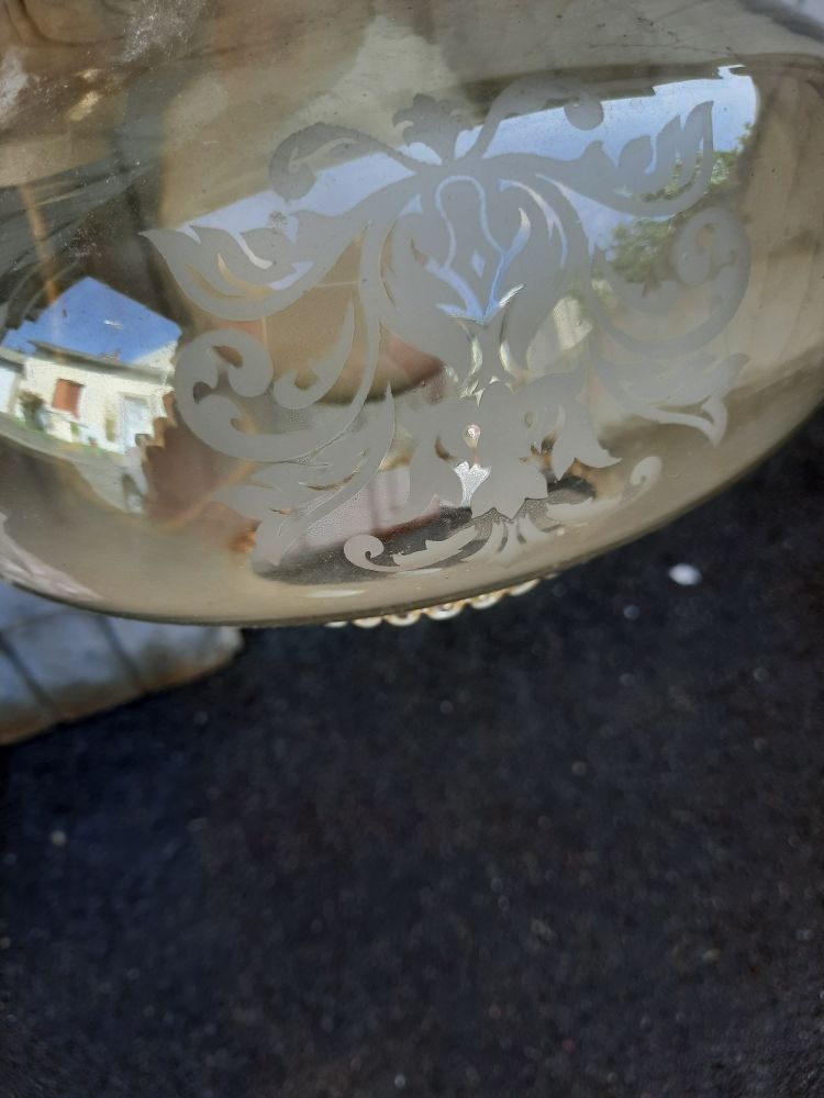 lustre ancien en verre 9 Bourges (18)