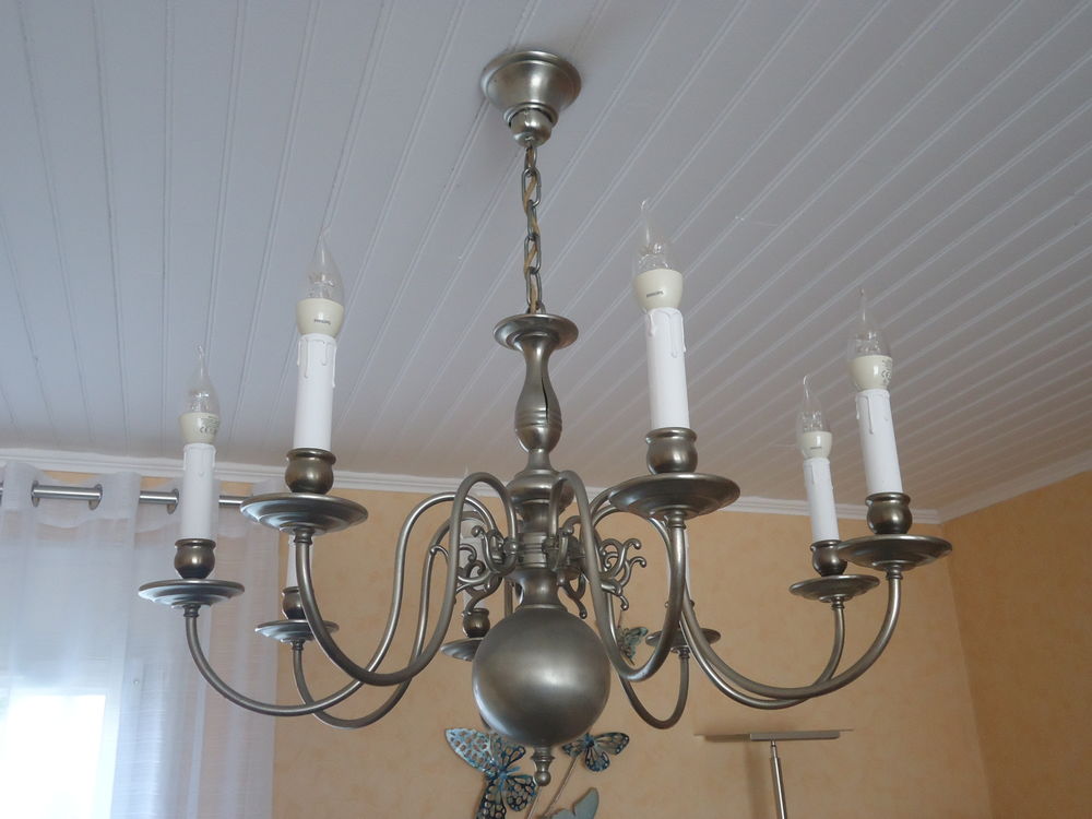 Lustre et appliques en �tain massif 250 Heillecourt (54)