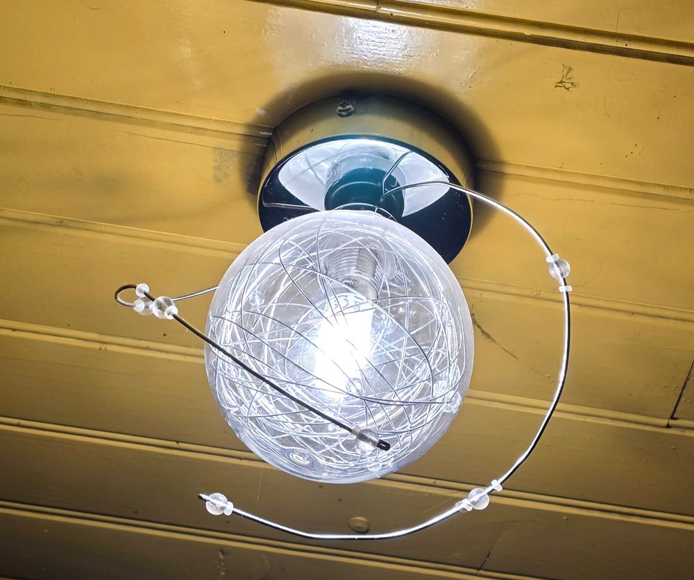 lustre boule moderne argent� 5 Le Barcar�s (66)