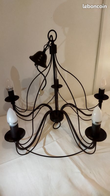 LUSTRE 4 BRANCHES ampoule flamme 100 Beaumont-du-P�rigord (24)