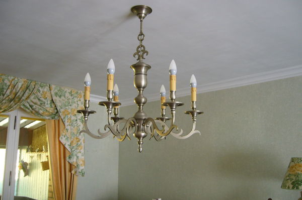 Lustre 6 branches avec les 2 appliques assorties. 300 Warhem (59)