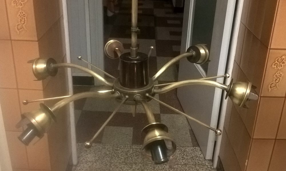 Lustre 6 branches art-d�co. 18 Flers-en-Escrebieux (59)