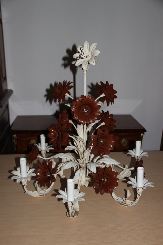 lustre 6 branches 20 Beaumont-le-Roger (27)