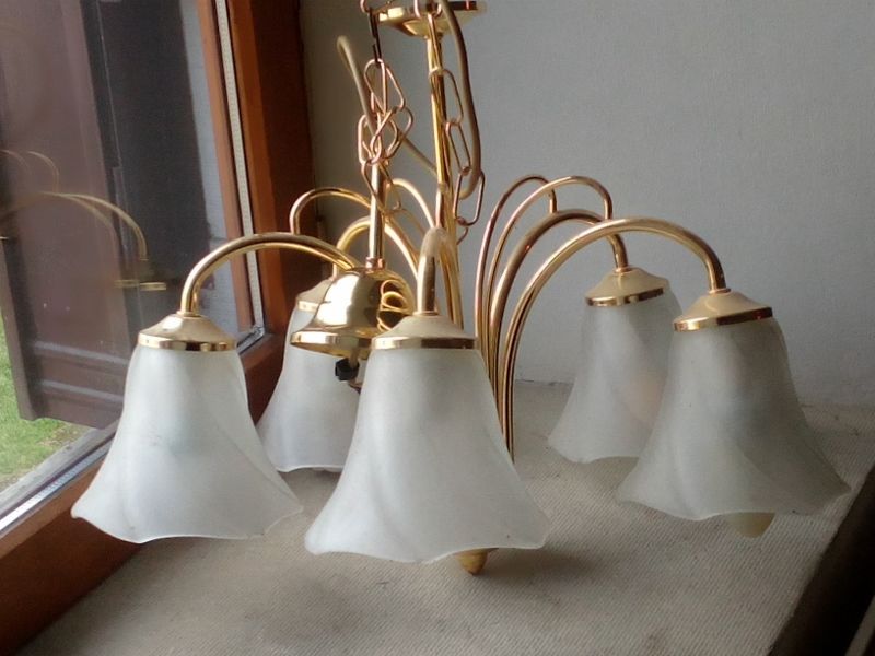 Lustre 5 branches 10 Audincourt (25)