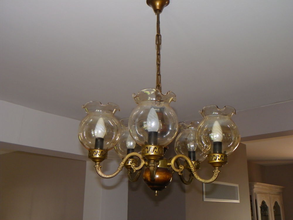 Lustre 5 branches 25 Cl�guer (56)