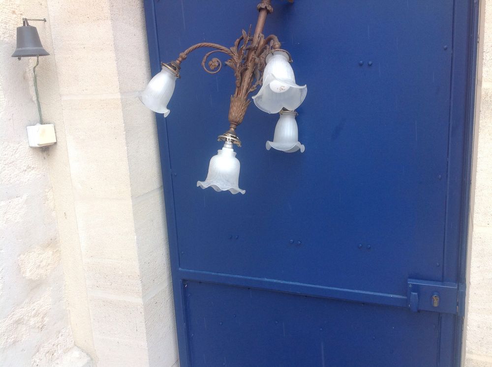 lustre en bronze avec 4 lumi�res 8 Senlis (60)