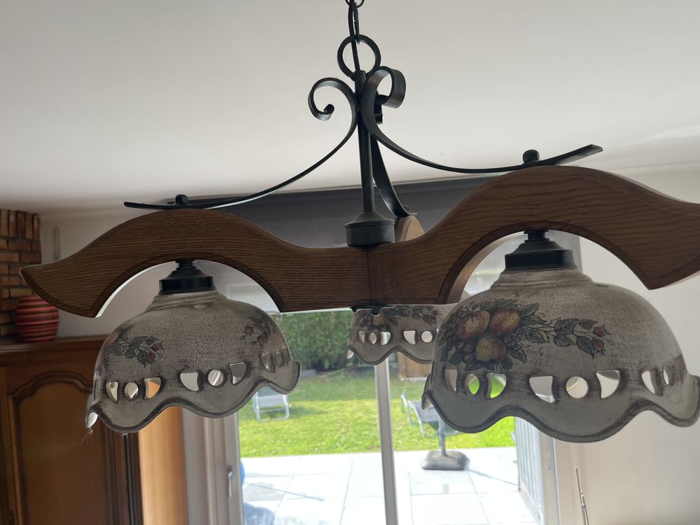 Lustre c�ramique x 3 70 Haubourdin (59)