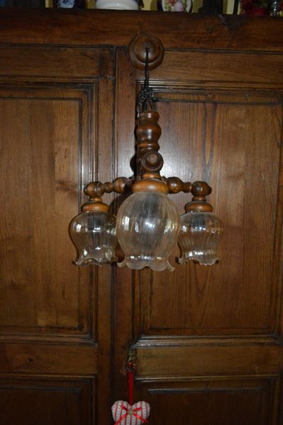 LUSTRE CHENE � 3 branches 20 Saubens (31)