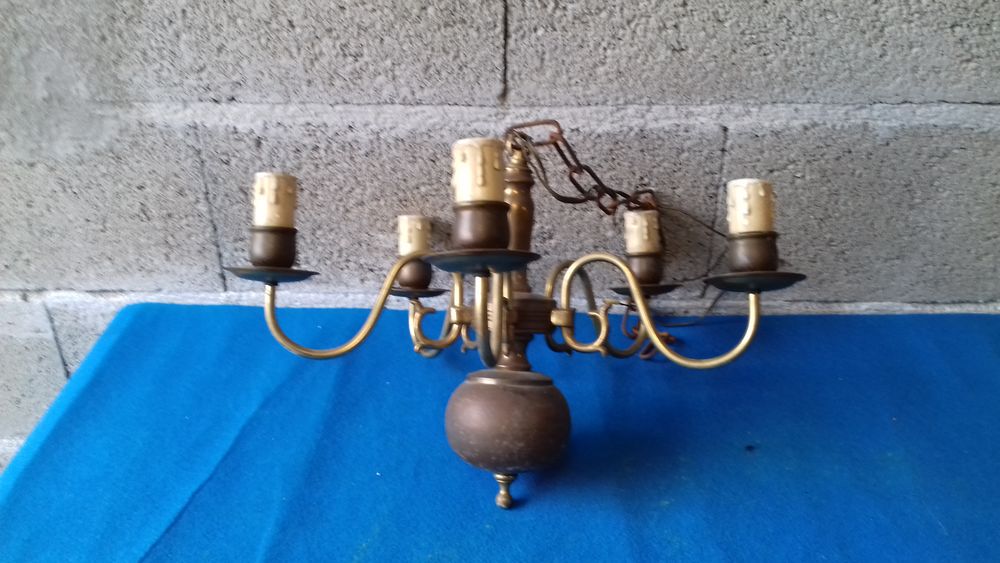 lustre 5 cinq branches   50 � 50 Marsaneix (24)