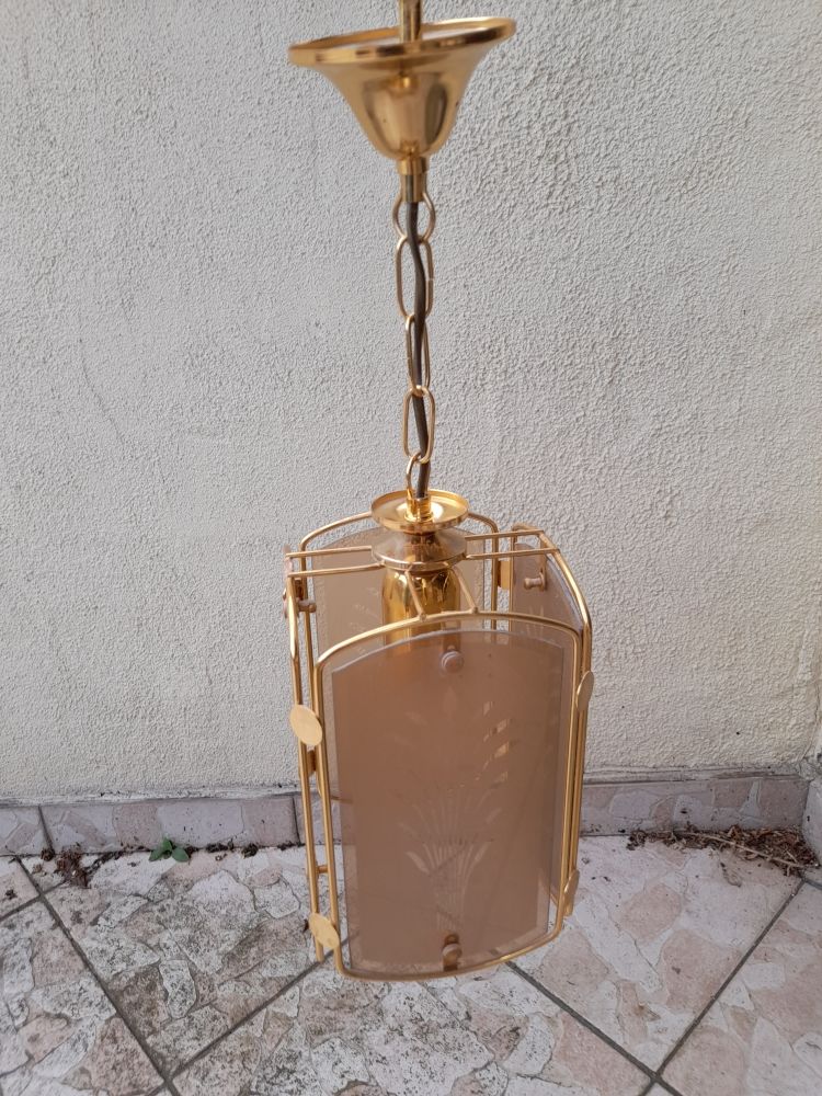 lustre couleur dor� 14 cm x 14 cm 13 Quincy-sous-S�nart (91)