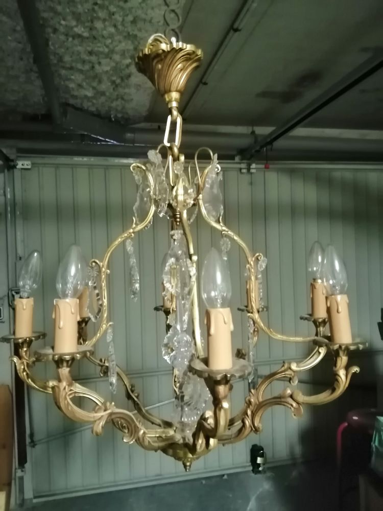 lustre cristal 8 branches 350 Cagnes-sur-Mer (06)