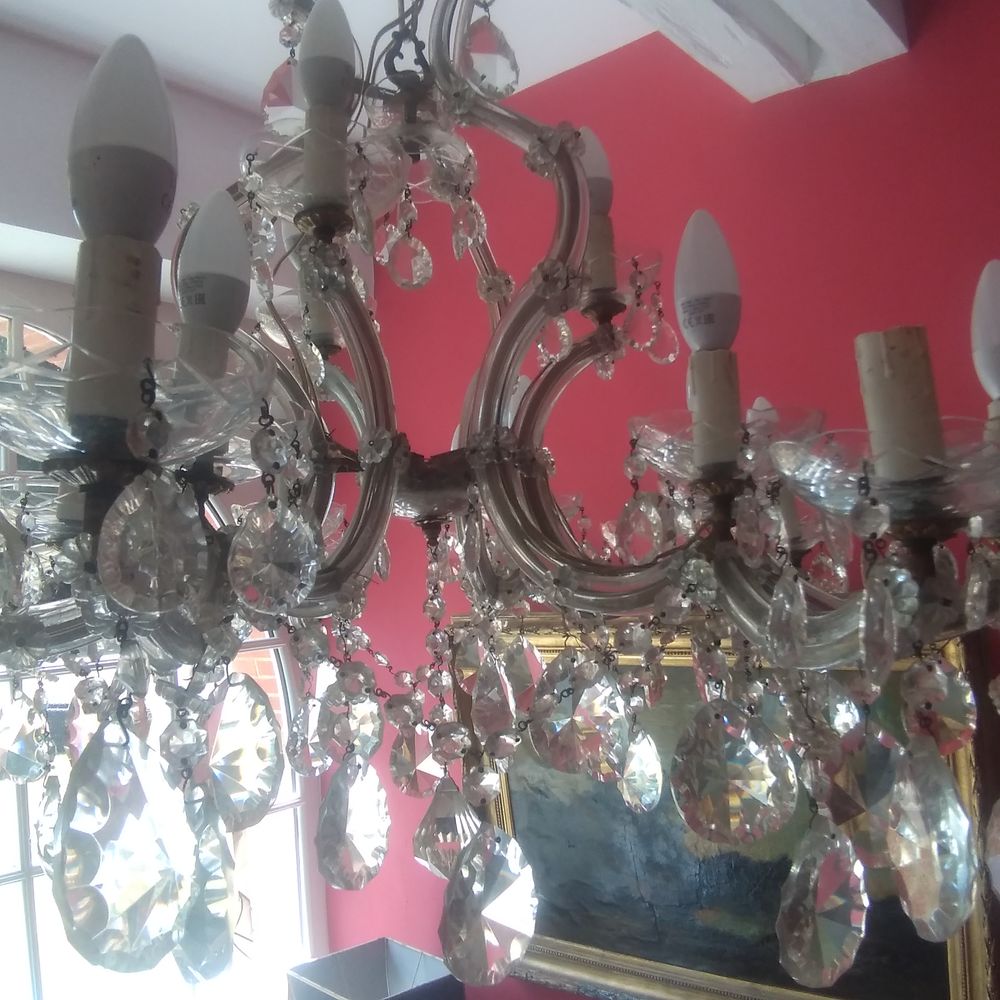 Lustre en cristal � pampilles 600 Hontanx (40)