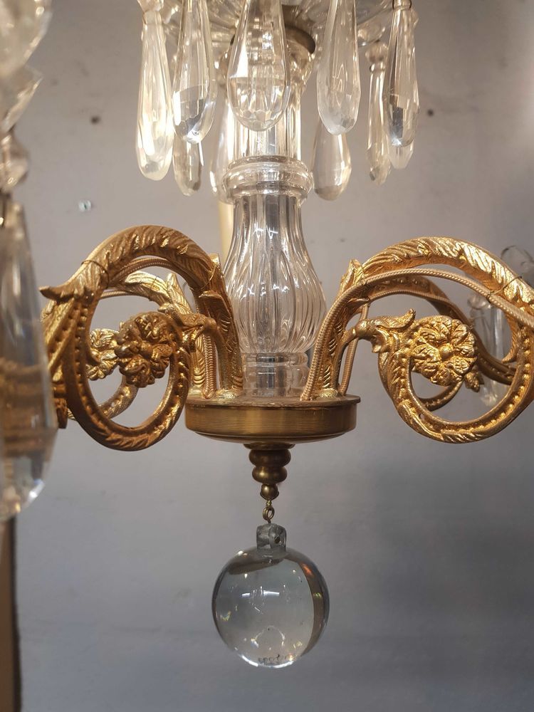 lustre �  cristaux napol�on 3 250 Paris 11 (75)