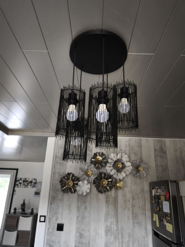 Lustre 5 �clairages 80 Montagnieu (38)