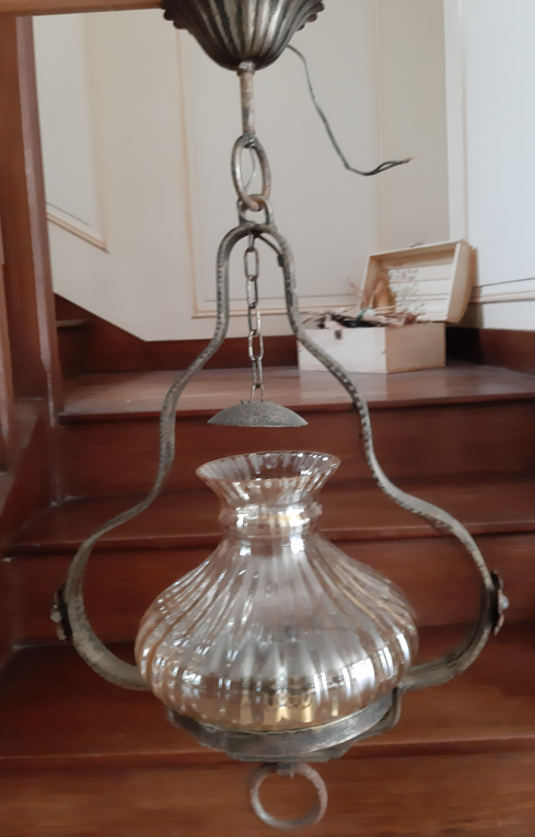 Lustre Fer Forg� 1 Lumi�re 25 Arcis-le-Ponsart (51)