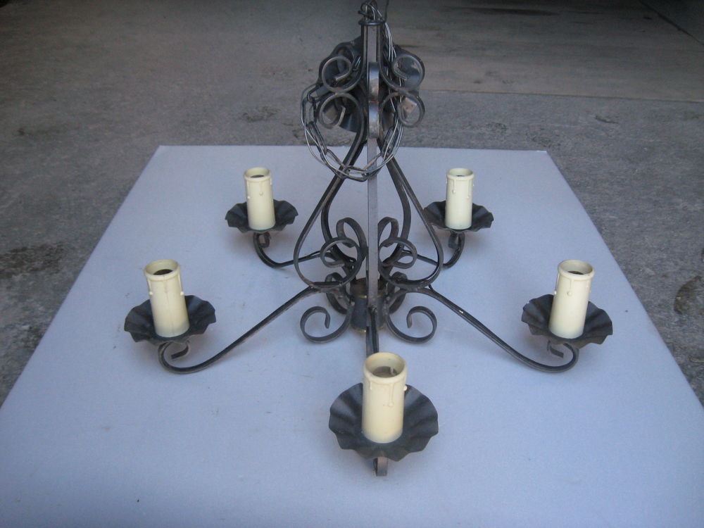 Lustre fer forg� 50 Le Garric (81)