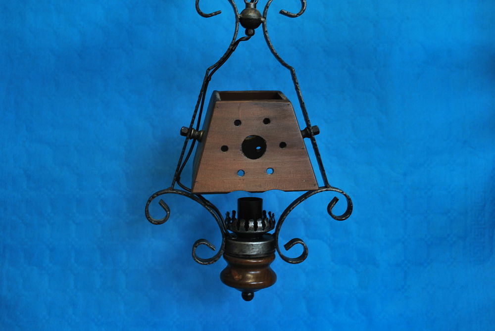 lustre en fer forg� 10 Provin (59)