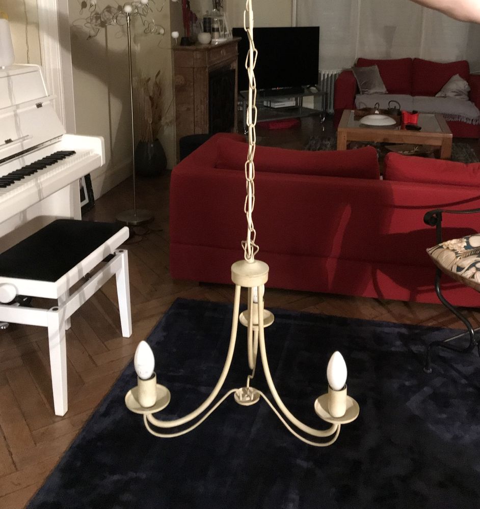 Lustre en fer forg� 0 Marcq-en-Bar�ul (59)