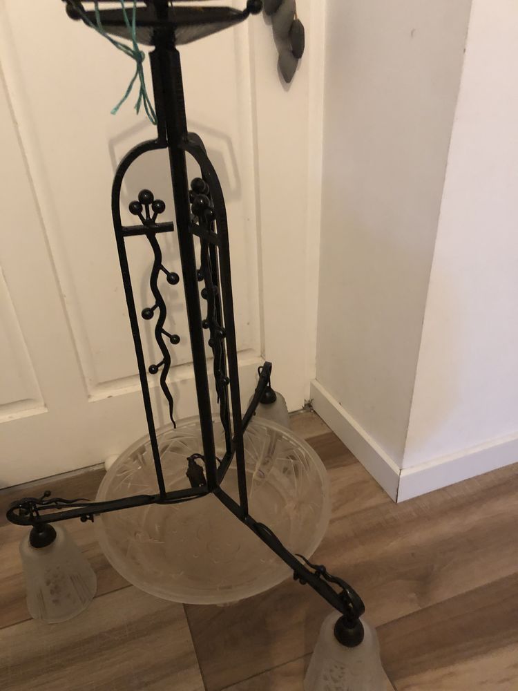 lustre en fer forg� 170 Urt (64)