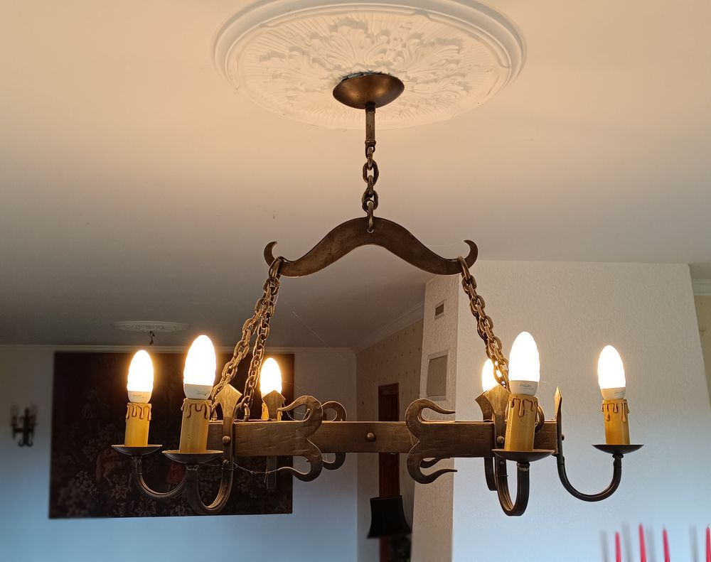 Lustre Fer forg� 70 Montmartin (60)