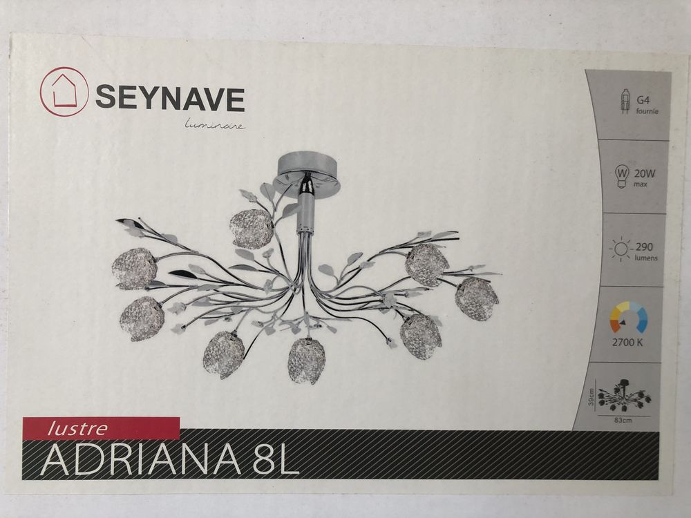 Lustre 8 lampes 30 Faches-Thumesnil (59)