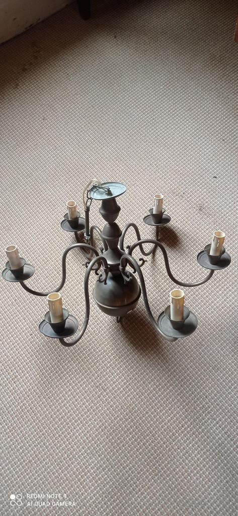 Lustre en m�tal 6 branches 10 Charleville-M�zi�res (08)