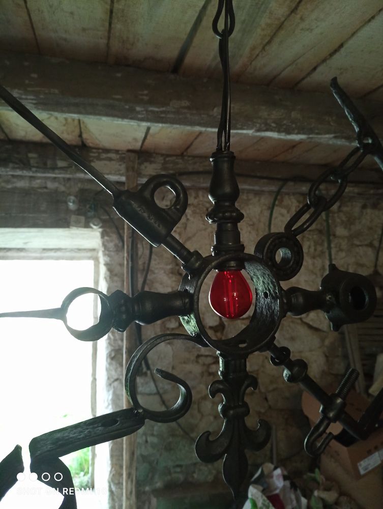 Lustre metal cr�ateur 200 Blond (87)