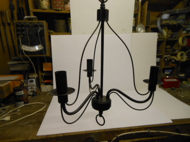 lustre metal 3 lumi�res p67 10 Gr�zieu-la-Varenne (69)