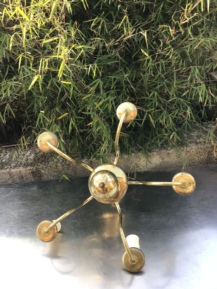 Lustre m�tal 5 lumi�res 6 Verneuil-sur-Avre (27)