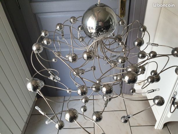 lustre modernes styl� avec 2 appliques 80 Gu�nange (57)