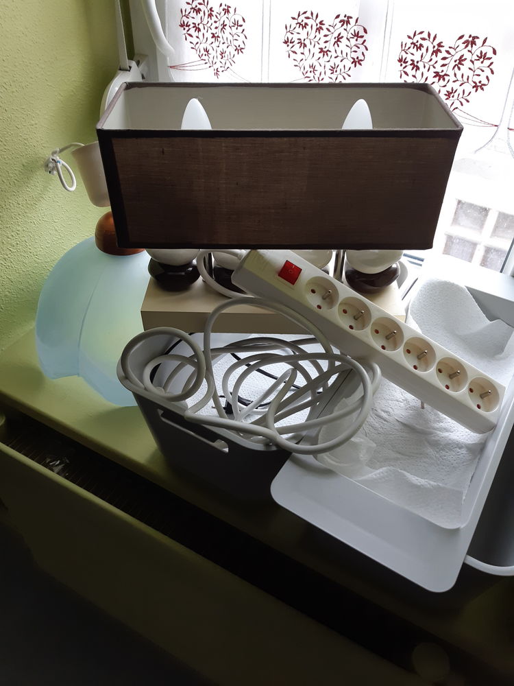 Lustre plus lampe abat-jour et multiprise avec interrupteur 15 Dompaire (88)