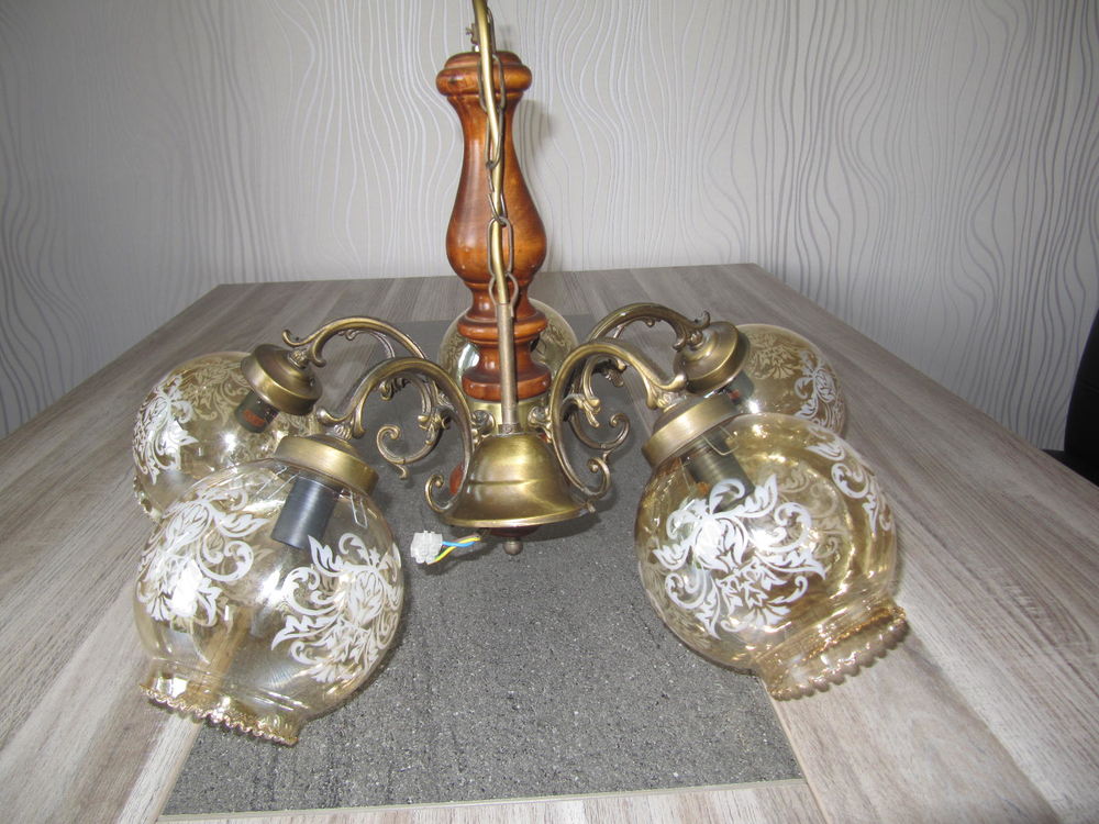 LUSTRE RUSTIQUE 5 BRANCHES 10 Gargenville (78)