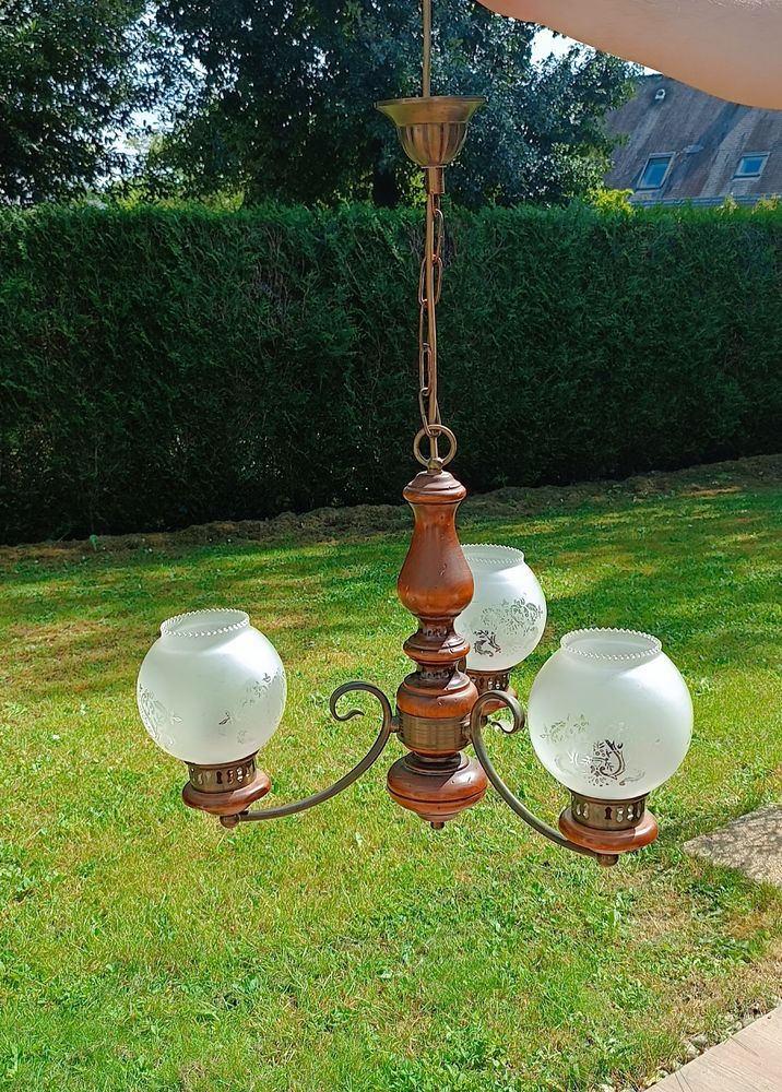 LUSTRE RUSTIQUE 3 BRANCHES 28 Rennes (35)