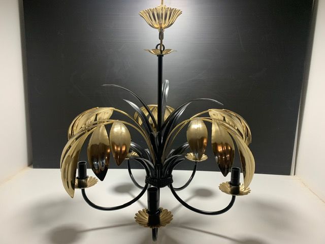 Lustre salon motif feuillage 160 Lyon 3 (69)