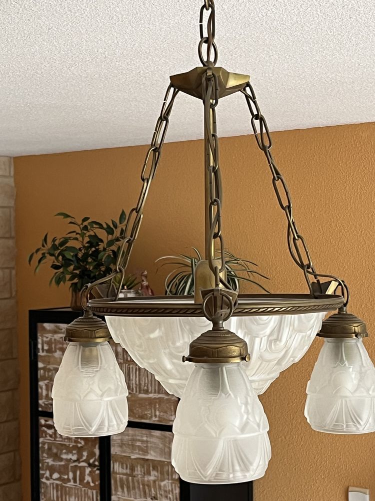 Lustre style art d�co (Voreppe 38) 120 Voreppe (38)